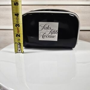 Saks Fifth Avenue Black Cosmetic Bag